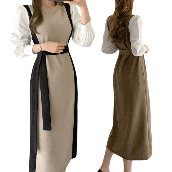 Rakuten - ワンピース レディース ロング丈 ロングワンピース マキシワンピース 体型カバー 大きいサイズ 無地 可愛い 春 夏 きれいめ おしゃれ ベーシック シンプル カジュアル ファッション 人気 ゆったり 通勤 入園式 卒業式
