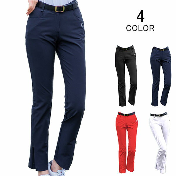 ゴルフパンツ レディース スキニーパンツ パンツ ゴルフウェア ズボン トレッキングパンツ 速乾 撥水 綿混 快適 ストレッチ ウエスト伸縮 アウトドア