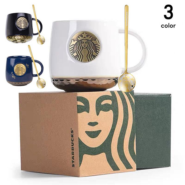 マグカップ スターバックス starbucks 414ml 可愛い おしゃれ 朝食カップ 飲用カップ 家庭用 カップル ティー コーヒー ミルク 耐熱カップ 食洗機 電子レンジ対応 ギフト プレゼント 誕生日 内祝い 引き出物 就職祝い 退職祝い 夫婦