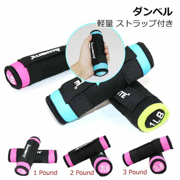 ダンベル 0.5kg 1.0kg 1.5kg ハンド リスト ウエイト 軽量 筋肉 筋力 室内 運動 健康 運動 器具 用品 ..