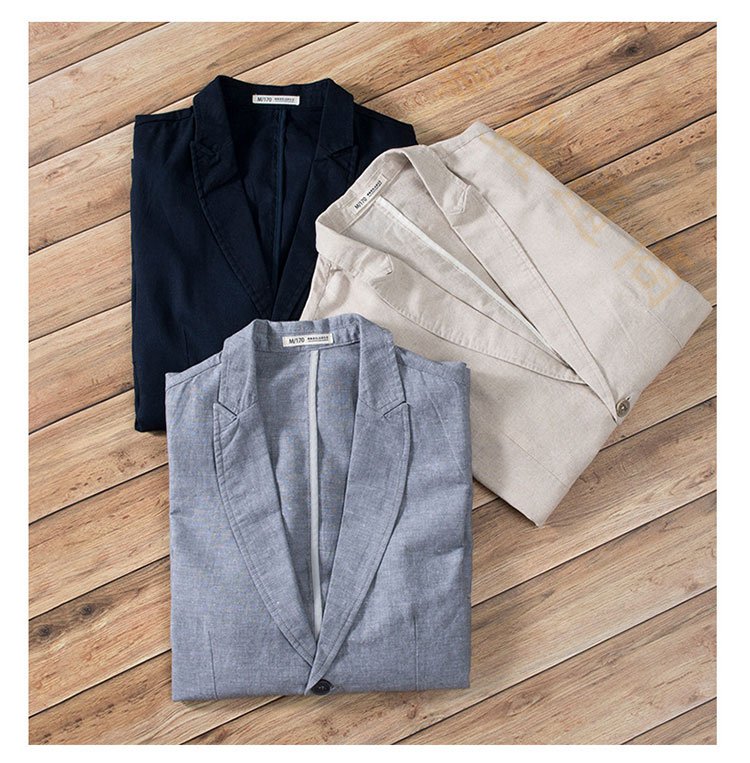メンズ テーラード ジャケット 麻 無地 リネン カジュアル ブレザー サマー 長袖 テーラードジャケット ビジネス 紳士用 通勤 カジュアル 春 夏 秋 長袖