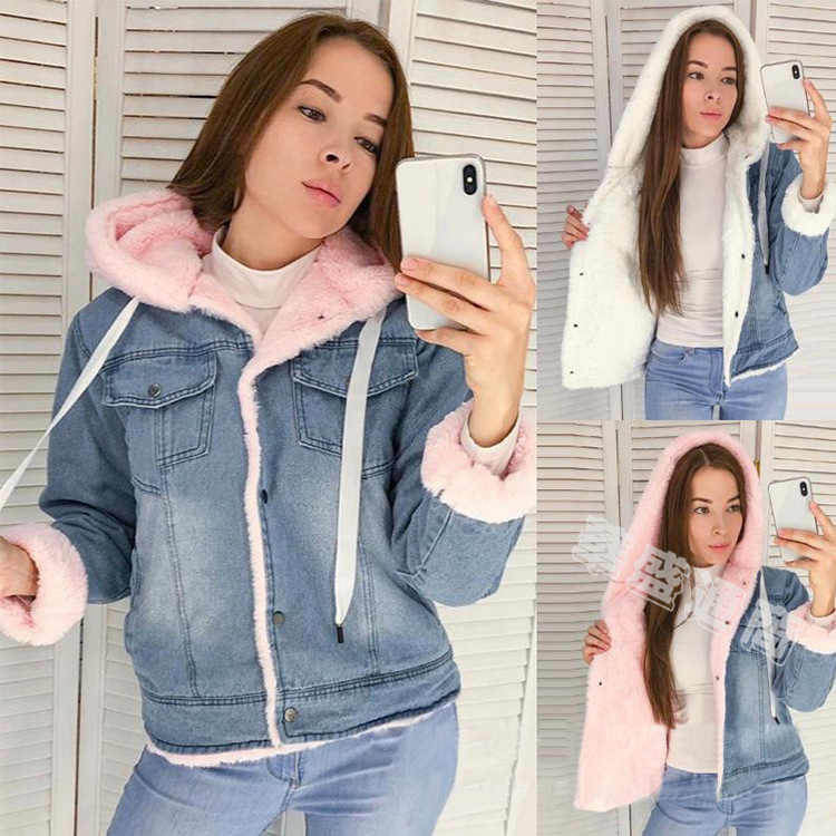 デニムジャケット レディース Gジャン パーカー デニムジャンパー ブルゾンペアルック 長袖 ジージャン カジュアル ショート丈 春物 秋 3シーズン 新品