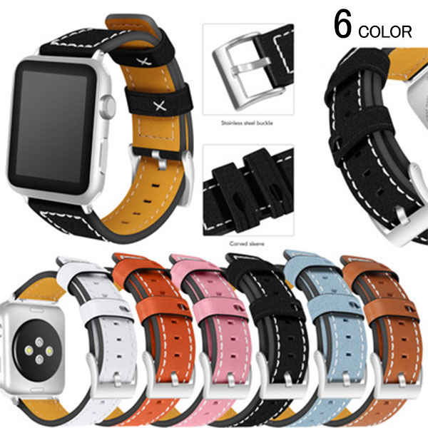 アップルウォッチ バンド apple watch series3 series2 series1 Apple Watch メンズ レディース 交換用 交換 時計バンド 腕時計ベルト 替えベルト 腕時計バンド 交換ベルト 革バンド ウォッチベルト バンド レザー 40mm 44mm 42mm 38mm メール便