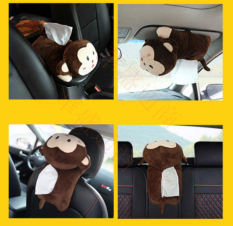 ティッシュBOX ティッシュボックス おしゃれ 棉 ティッシュケース ペーパータオルケース ペーパータオルカバー かわいい 収納 可愛い 雑貨 18x10x6cm 吊り下げ 壁 掛け 車用 高級感 お買得! aaa [3]