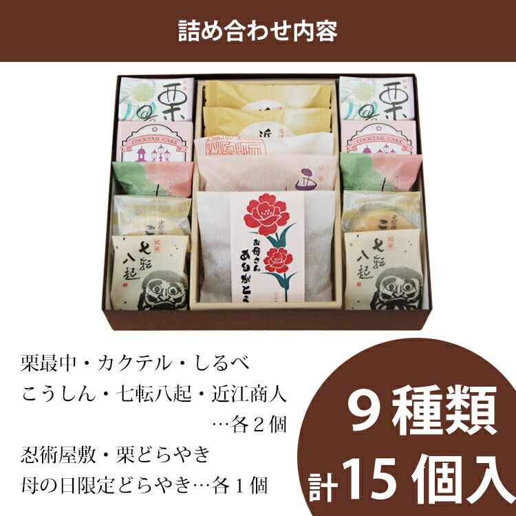 母の日ギフト 和菓子 9種15個和菓子詰合せE...の紹介画像3