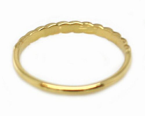 K10 YG/WG/PG ツイスト 地金リング