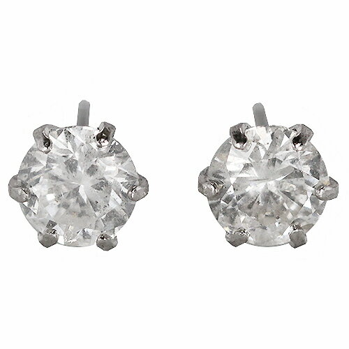 1.0ct ダイヤ 一粒 ピアス プラチナ Pt900 スタッド 天然ダイヤのサムネイル