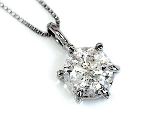 Rakuten - 1.2ct プラチナ ダイヤモンド 6爪 ペンダント (Hカラー・I1クラス・GOODカット) 鑑定書 ネックレス ダイヤ 天然ダイヤ 女性用 レディース ファッション