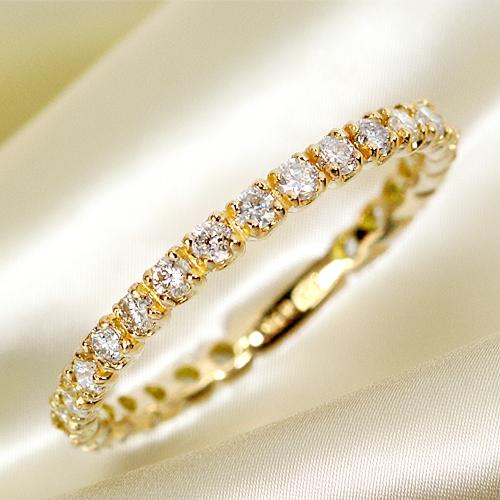 Diamond - 0.5ct ダイヤモンド 18金 ホワイトゴールド ピンクゴールド エタニティ リング K18 WG PG