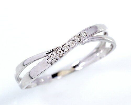 Rakuten - K10WG　0.03ct　ダイヤモンドリング