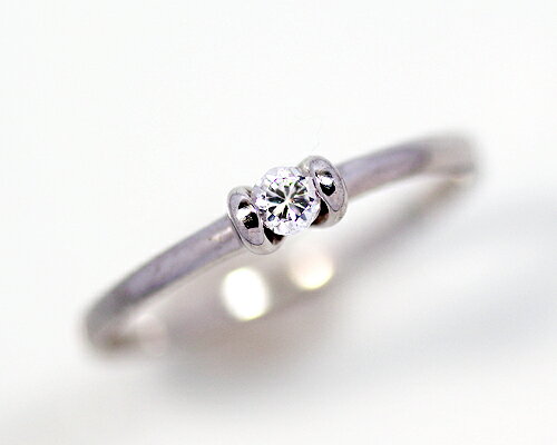 Rakuten - K10/WG　0.08ct　ダイヤモンドリング