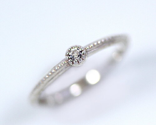 Rakuten - K10/WG　0.03ct　ダイヤモンドリング