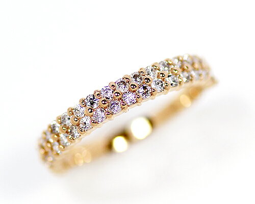 Rakuten - K18/WG/PG　0.5ct ダイヤモンドエタニティリング