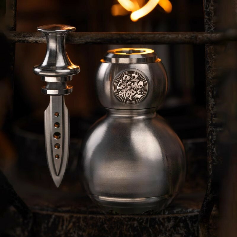 【送料無料】ひょうたん型ハンドスピナー メタル指スピナー メカニカル段落プッシュ ステンレススチール感覚おもちゃ 大人向け携帯型ストレス解消玩具