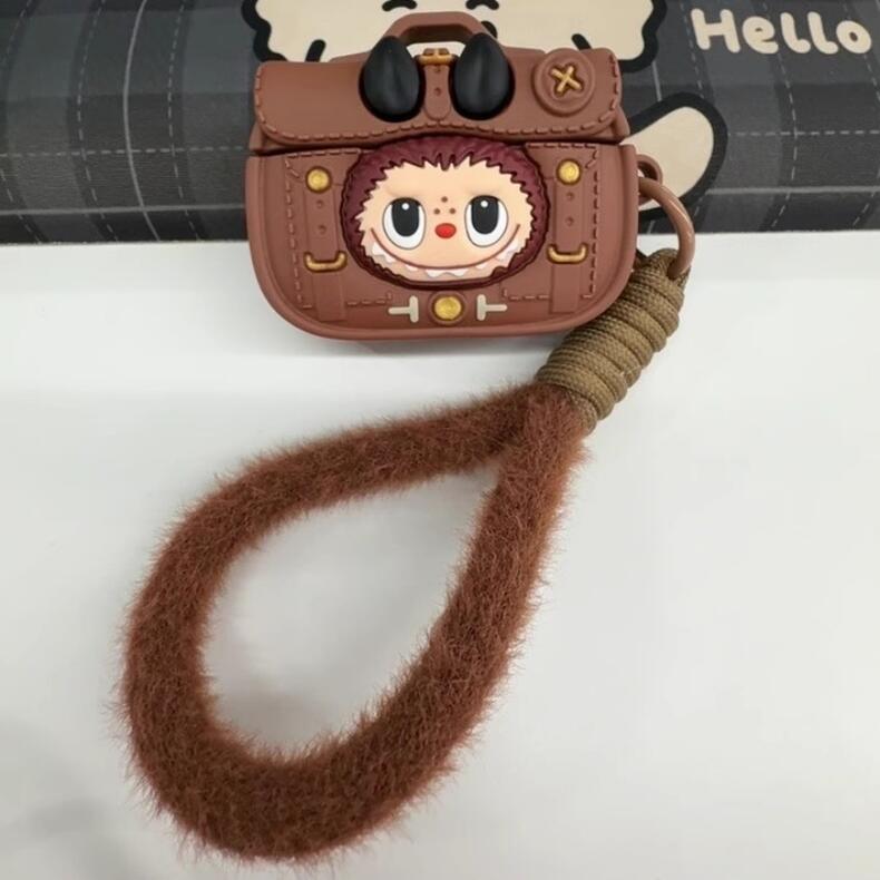 【送料無料】Labubu鞄形ラブブAirPods用保護カバー 6サイズ対応 アニメAirPodsケース イヤホン保護ケース 面白いAirPodsカバー ワイヤレ...
