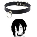 【送料無料】コスプレ道具 レゼの首輪 爆弾の悪魔 魔人 チェンソーマン 黒の首輪道具 PUレザー製 パンク風 コスチューム(3)