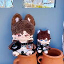 【10cm/15cm/20cm】着せ替えぬいぐるみ服 着せ替え人形 綿人形 ぬいぐるみ ぬい服 ぬいぐるみ服 人形服 チャラードセット バッグ付き 革ジャンパー...