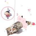 【送料無料】バレエしんちゃん模様猫じゃらし ペット用おもちゃ ペットリラックス 猫じゃらし ペット知育玩具 運動不足解消 快適 面白い クレヨンしんちゃんおもち...