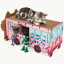 【送料無料】微笑みの猫形猫バス爪とぎボード ペット用小屋 猫爪とぎボード 猫小屋 ペットケージ ペットベッド 猫ハウス 快適 立体的 面白い クレヨンしんちゃん...
