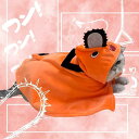 【送料無料】猫服 猫ウェア ペット服 ネコ ポチタマント チェンソーマン ブリティッシュショートヘア コスチューム 猫変装 猫コスプレ マント ふわふわ 柔らか...
