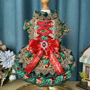 【送料無料】手作りペット服 ペット姫ワンピース スカート ドレス プリンセススタイル クリスマス パーティー 結婚式 きれい 超かわいい 欧風 柔らかい ペットウェア 犬服 猫服 犬ウェア 猫ウェア ペットスカート 春 夏 秋 冬