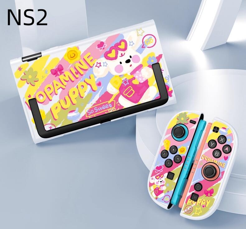 【送料無料】Nintendo Switch Switchカバー Joy-Conカバー ドーパミン犬 可愛いアクセサリー 分体式設計 プレゼント 極上の手触り 全面保護 指紋防止 衝撃吸収 擦り傷防止 耐久性 着脱簡単 取り外し可能 おしゃれ 人気 Switch本体つきません