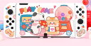 【送料無料】Nintendo Switch Switchカバー Joy-Conカバー 可愛い猫 アクセサリー 分体式設計 プレゼント 極上の手触り 全面保護 指...