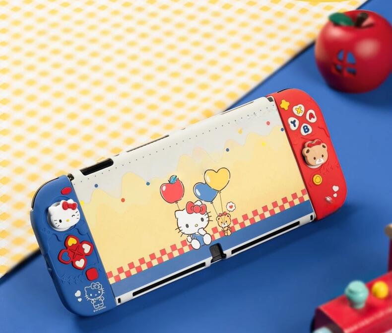 【送料無料】Nintendo Switch 2 HelloKittyコラボ商品 Switchカバー アクセサリー 保護ケース カードケース 分体式設計 かわいい プレゼント 全面保護 指紋防止 衝撃吸収 擦り傷防止 中国正規輸入品 Switch本体つきません