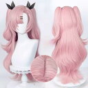コスプレ ニコ・デマラ にこ Nicole ゼンレスゾーンゼロ ゼンゼロ zzz Zenless Zone Zero 邪兎屋 コスプレウィグ ウィッグ かつら ウィッグネット付き ピンクのツインテール