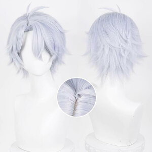 コスプレ ファイノン ふぁいなん Phainon 崩壊:スターレイル 崩スタ スターレイル オンパロス 黄金裔 コスプレウィグ ウィッグ かつら ウィッグネット付き 白い短髪