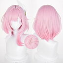 コスプレ キュレネ きゅれね Cyrene 崩壊:スターレイル 崩スタ スターレイル オンパロス 黄金裔 コスプレウィグ ウィッグ かつら ウィッグネット付き ピンクのボブヘア