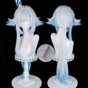 コスプレ ケリュドラ けりゅどら Cerydra 崩壊:スターレイル 崩スタ スターレイル オンパロス 黄金裔 コスプレウィグ ウィッグ かつら ウィッグネット付き 銀色と青のハイライトポニーテール