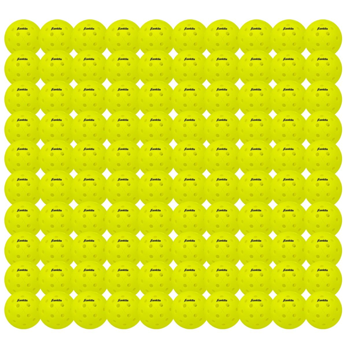 Franklin(フランクリン) X-40 OUTDOOR PICKLEBALLS (100PACKS)ピックルボール 屋外用X-40 OUTDOOR Pickleball Optic 100 Pack Box