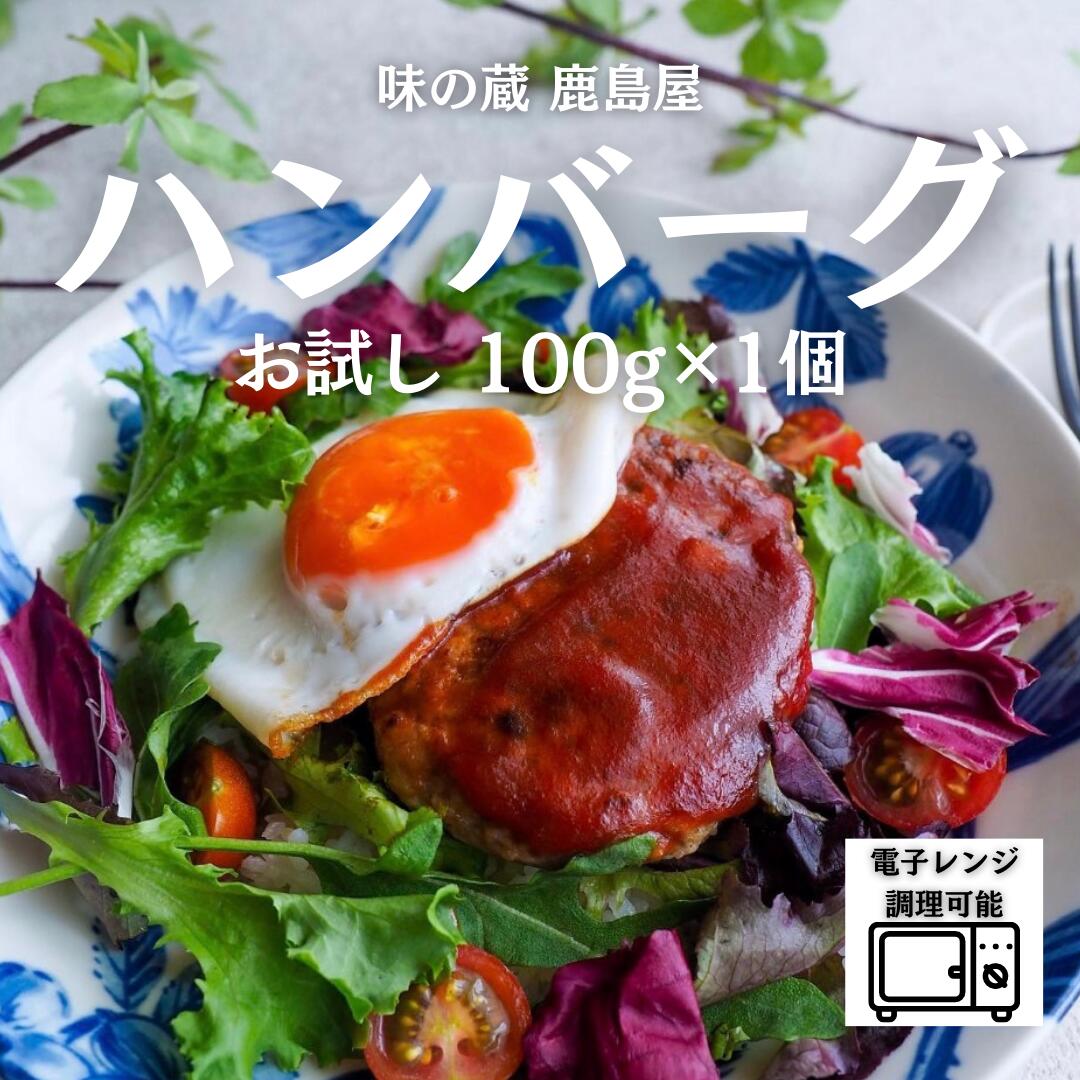 ハンバーグ 100g【こだわりの冷凍食品。おかず＆お弁当！】ビックサイズ！ ミンチ 牛 豚 夕食のおかずに 忙しい時に　ボリューム満点