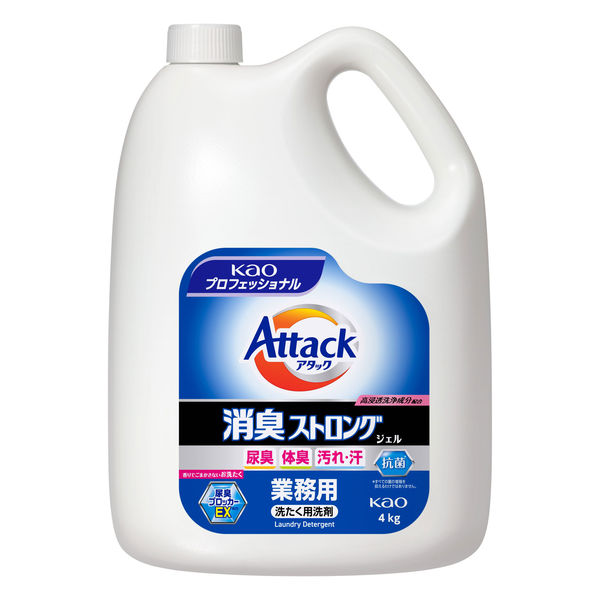 Rakuten - アタック 消臭ストロングジェル 業務用 4kg x4個（1ケース）