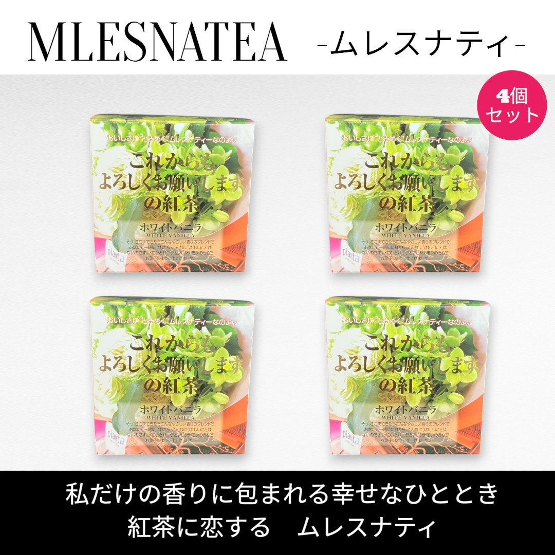 Other - [正規販売店] これからもよろしくお願いします の紅茶　ムレスナティー キューブボックス4個まとめ売り　計44包