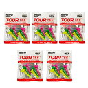 【5パックセット】TOUR TEE MINI NEONS ツアーティー ミニ ネオン T-491 46mm 6本入り USGAR&Aルール適合 2024年 カラ...