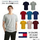 TOMMY HILFIGER ワンポイントロゴ半袖Tシャツ 選べる8カラー ベーシック コットン コア フラッグ クルーネック 09T3139 トミーフィルフィ...
