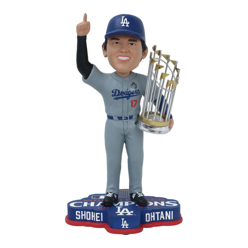 大谷翔平 ワールドシリーズチャンピオン ボブルヘッド 8インチ ロサンゼルス ドジャース 2024年 優勝 メジャーリーグ公認MLBグッズ LOSANGELES DODGERSのサムネイル
