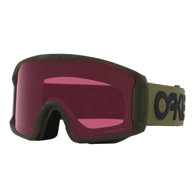 I[N[ Xm[S[O OAKLEY Snow Goggles Line Miner PrizmSnowDarkGrey/DarkBrush L OO7070-91 Global Fit