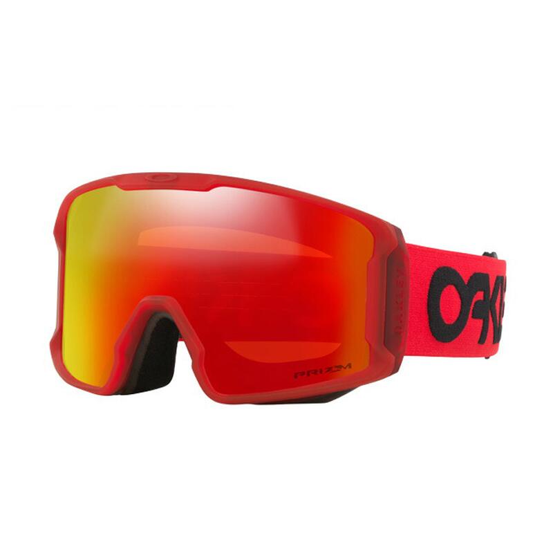 I[N[ Xm[S[O OAKLEY Snow Goggles Line Miner PrizmSnowTorchIridium/Redline L OO7070-93 Global Fit