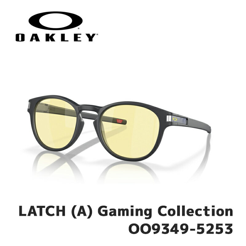 I[N[ TOX OAKLEY LATCH(A) GamingCollection Low Bridge Fit OO9349-5253 Matte Carbon / PrizmGaming b` [ubWtBbg Q[~ORNV [{Ki]