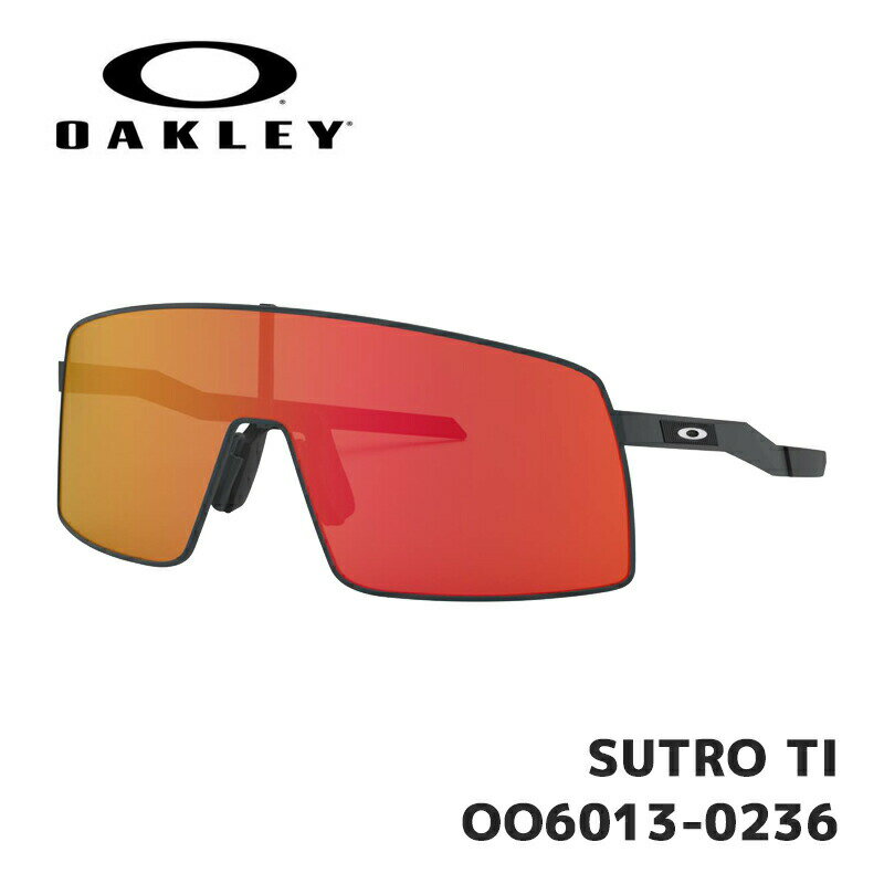 I[N[ TOX OAKLEY SUTRO TI OO6013-0236 Satin Carbon / Prizm Ruby Ch - jo[TtBbg X[g `^ [{Ki]