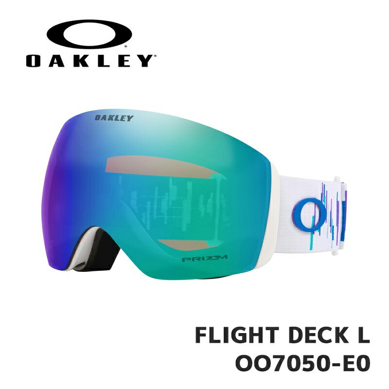 y݌ɗLI[zI[N[ S[O OAKLEY FLIGHT DECK L OO7050-E0 Mikaela Shiffrin Signature / Prizm Argon Iridium jo[TtBbg tCgfbL 23-24Nf