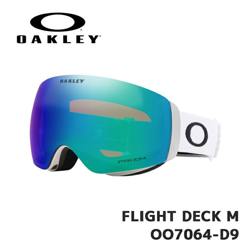 y݌ɗLI[zI[N[ S[O OAKLEY FLIGHT DECK M OO7064-D9 Matte White / Prizm Argon Iridium jo[TtBbg tCgfbL 23-24Nf