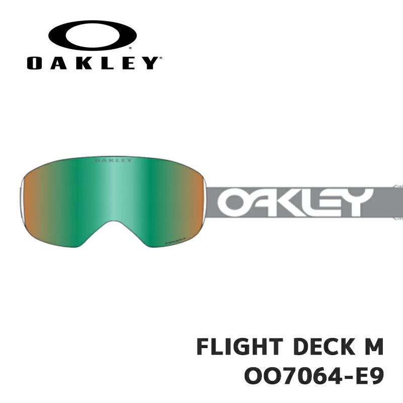 y݌ɗLI[zI[N[ S[O OAKLEY FLIGHT DECK M OO7064-E9 Grey / Prizm Jade Iridium jo[TtBbg tCgfbL 23-24Nf