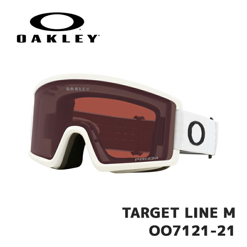 y݌ɗLI[zI[N[ S[O OAKLEY TARGET LINE M OO7121-21 Matte White / Prizm Dark Grey jo[TtBbg ^[QbgC 23-24Nf