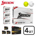 【4ダースセット】スリクソン SRIXON Z-Star Ball / Z-Star XV Ball Z スター Z スターXV ゴルフボール 4箱セット（12個入りx4）USA直輸入品