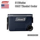 【プレゼントキャンペーン中！】コールマン クーラーボックス COLEMAN 62QT 316Series Wheeled Cooler 62QT 316シリーズ ホイールクーラー 日本未発売モデル [3000006485]