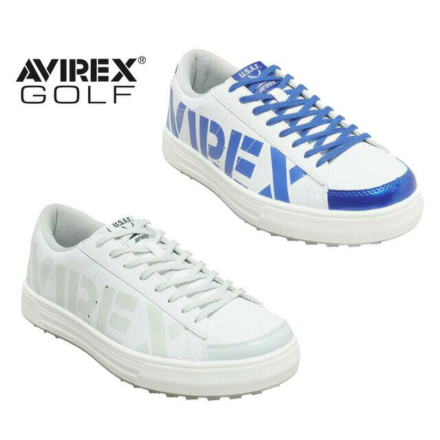 【在庫あり・即納！】AVIREX GOLF SHOESアヴィレックス ゴルフシューズメンズ スパイクレス ゴルフシューズ 3E スニーカータイプAVG2F-SH1 日本正規品